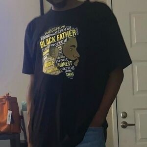BLACK Father T Shirt